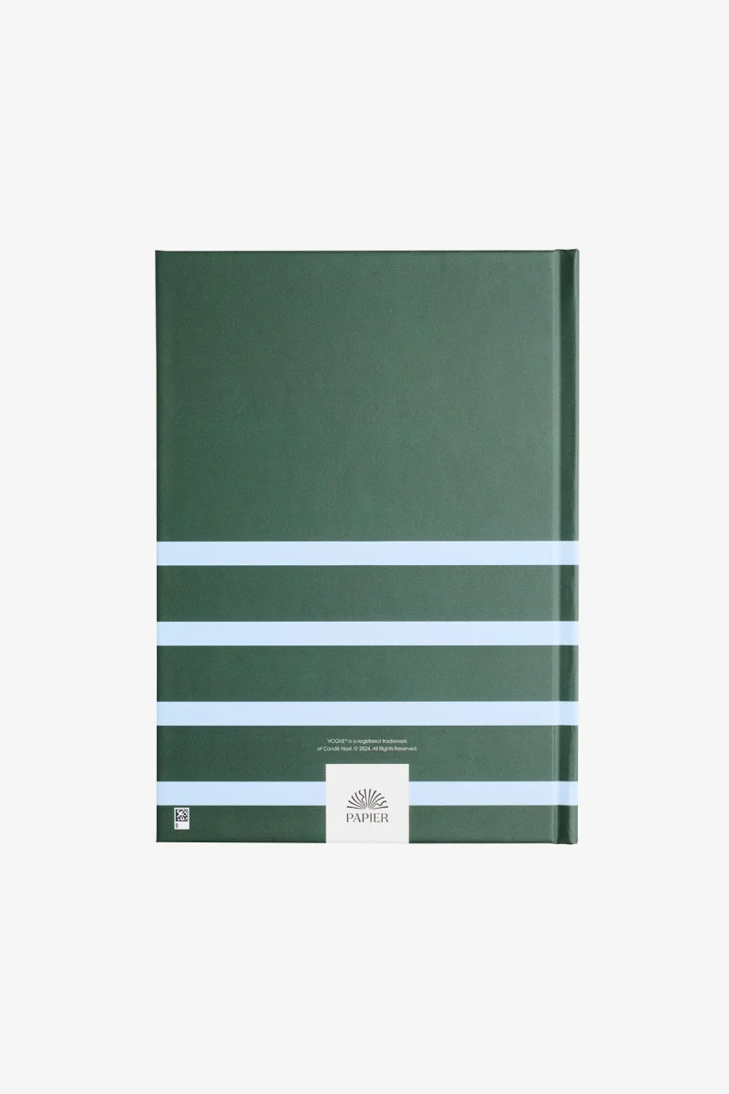 VOGUE Notebook Striped Green Light Blue - immagine 4