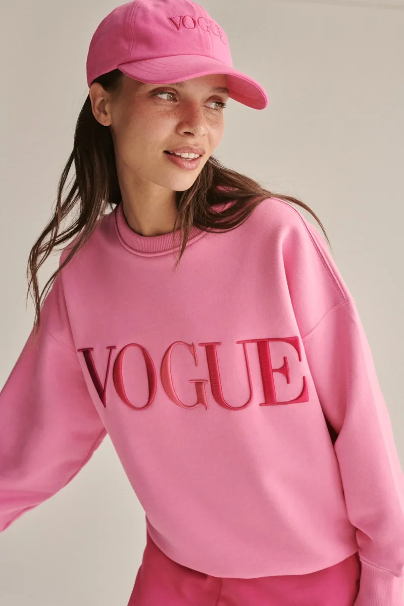 VOGUE Cap Pink Embroidered Logo - immagine 5