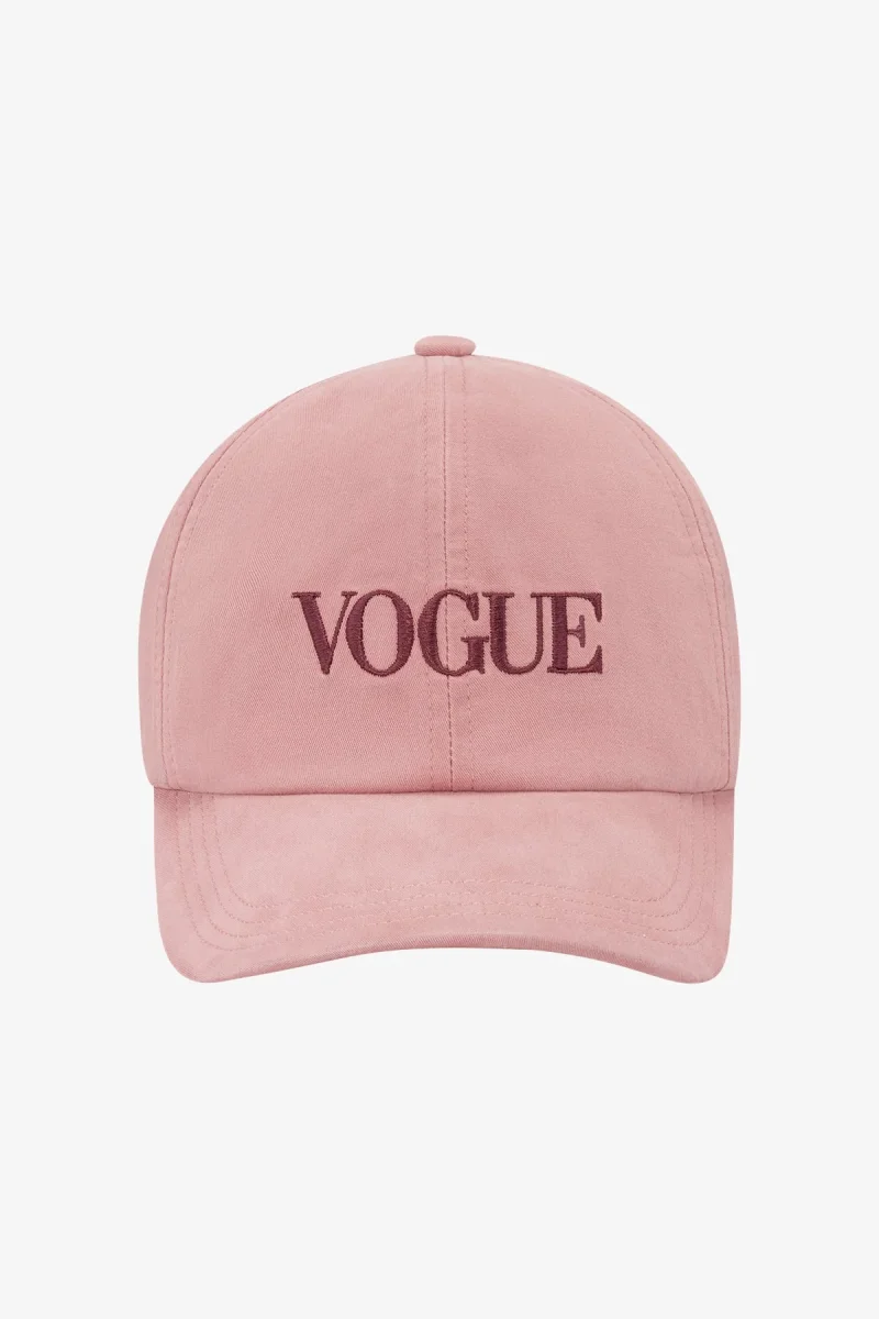 VOGUE Cap Ash Rose Embroidered Logo - immagine 2