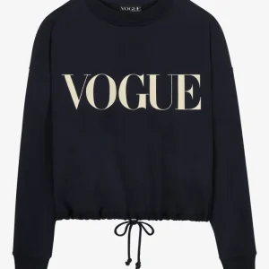 VOGUE Retro Sweatshirt | Navy White