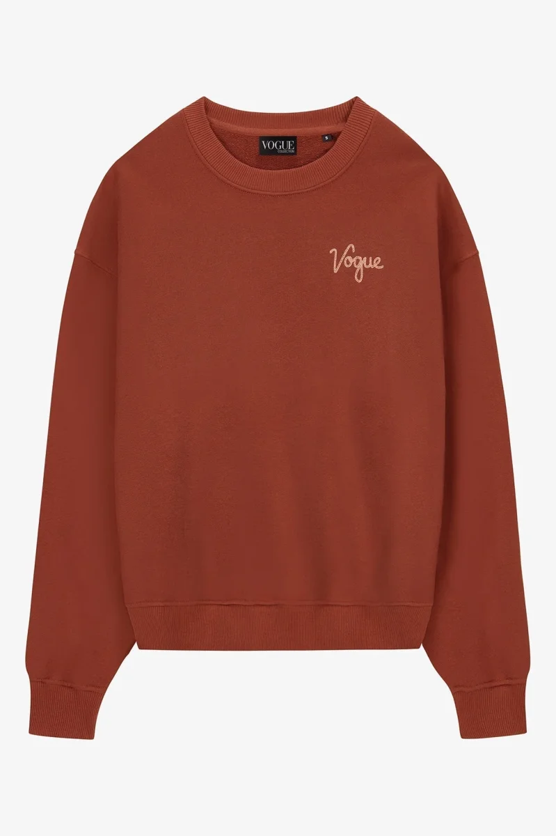 VOGUE Sweatshirt Rusty Red