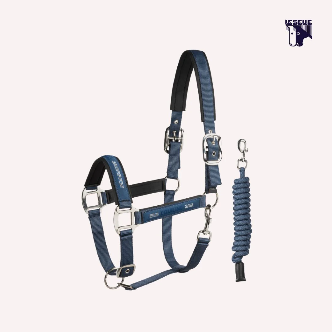 SET CAPEZZA E LONGHINA EQUILINE ESDINO - BLUE - immagine 2