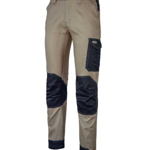 Pantalone stretch beige / nero 245 gr.