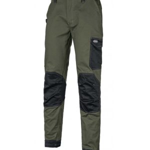 Pantalone stretch verde / nero 245 gr.