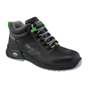 Scarpa alta pelle nera S3S FO SR ESD