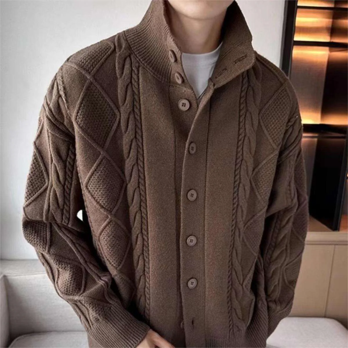Maglione Cardigan Uomo - Old Money® - immagine 6