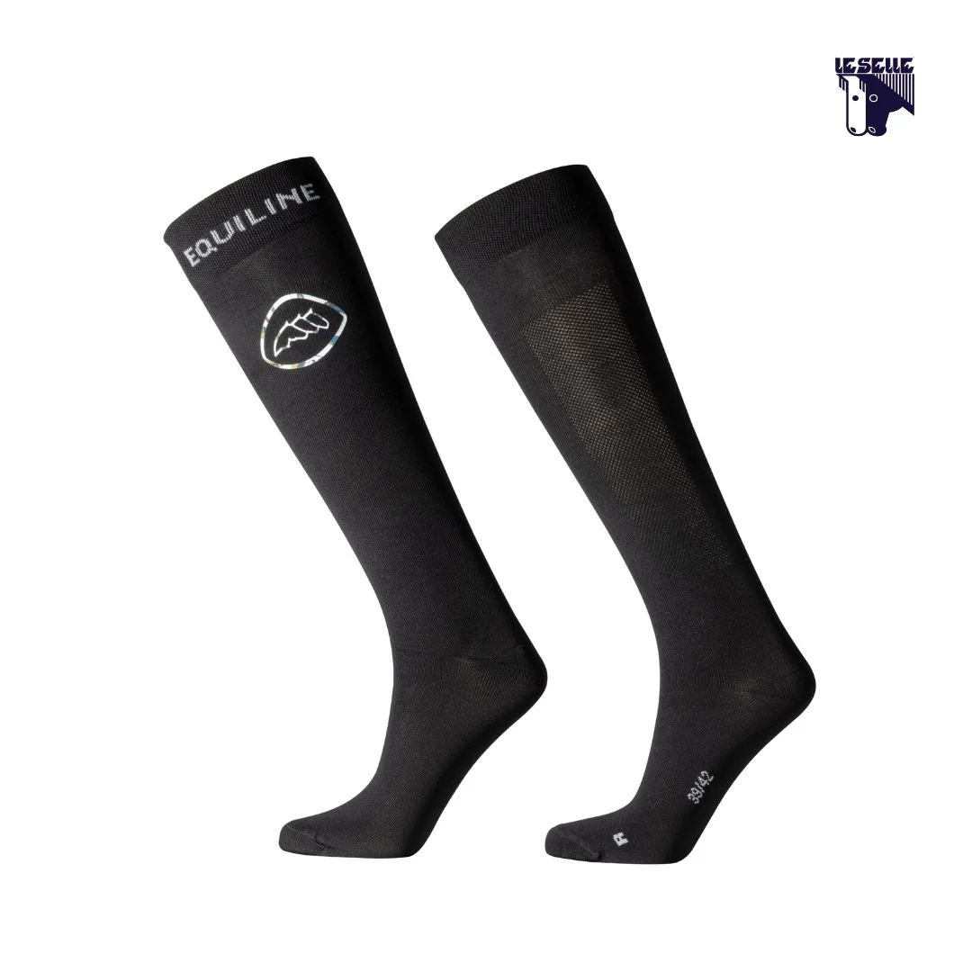 CALZINI UNISEX EQUILINE EQEPRIT - NERO