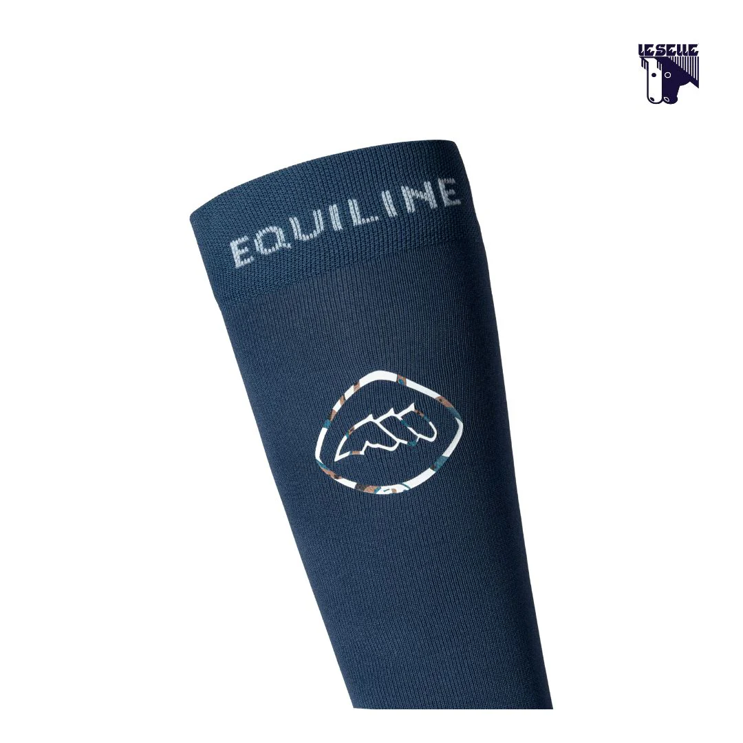 CALZINI UNISEX EQUILINE EQEPRIT - BLUE - immagine 3