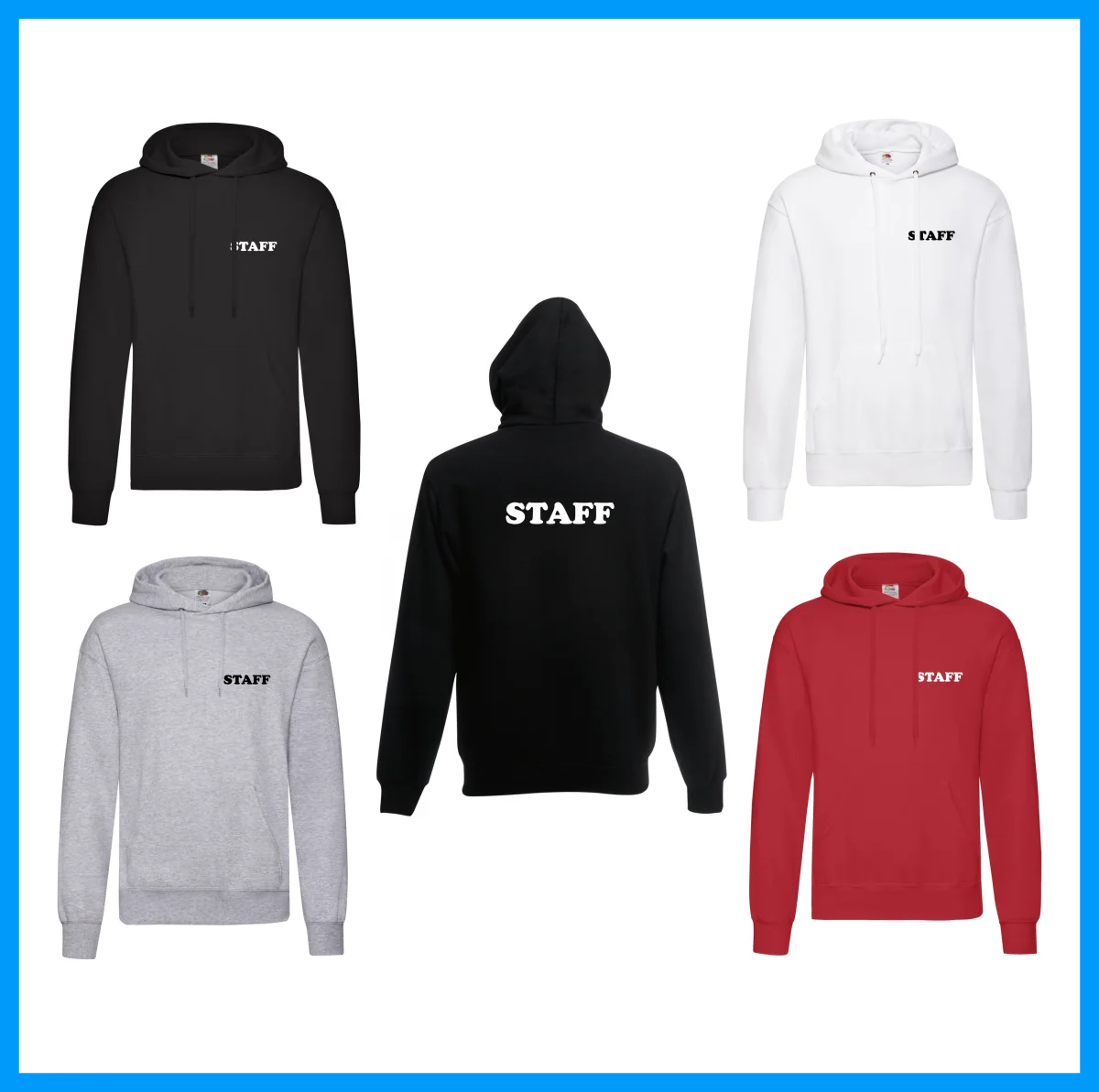 Felpa con cappuccio “staff” personalizzabile - immagine 2