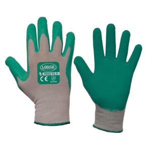 Guanto schiuma grigio verde