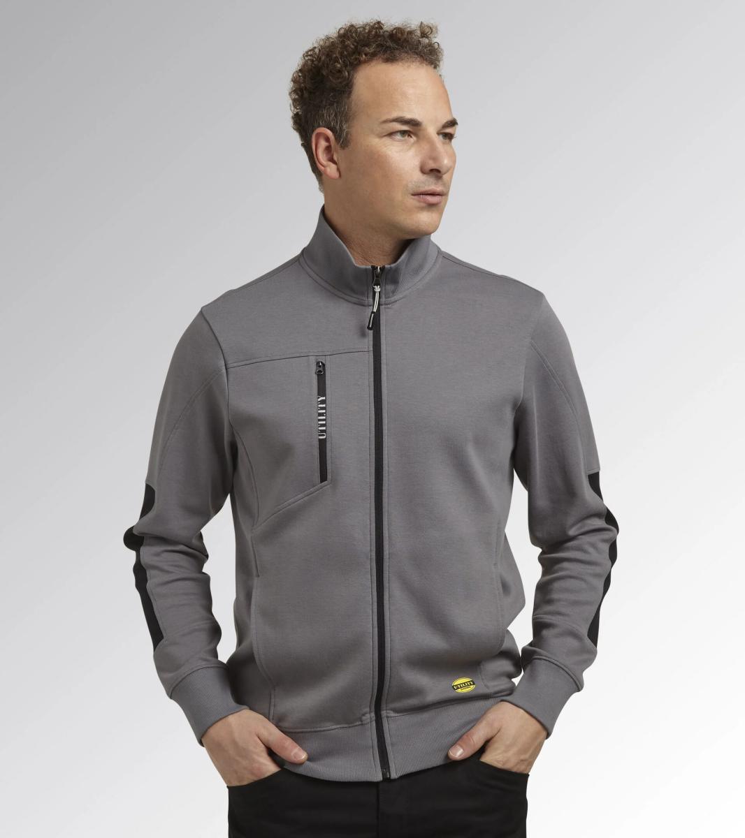 FELPA DIADORA SWEATSHIRT ZIP LITEWORK - immagine 9