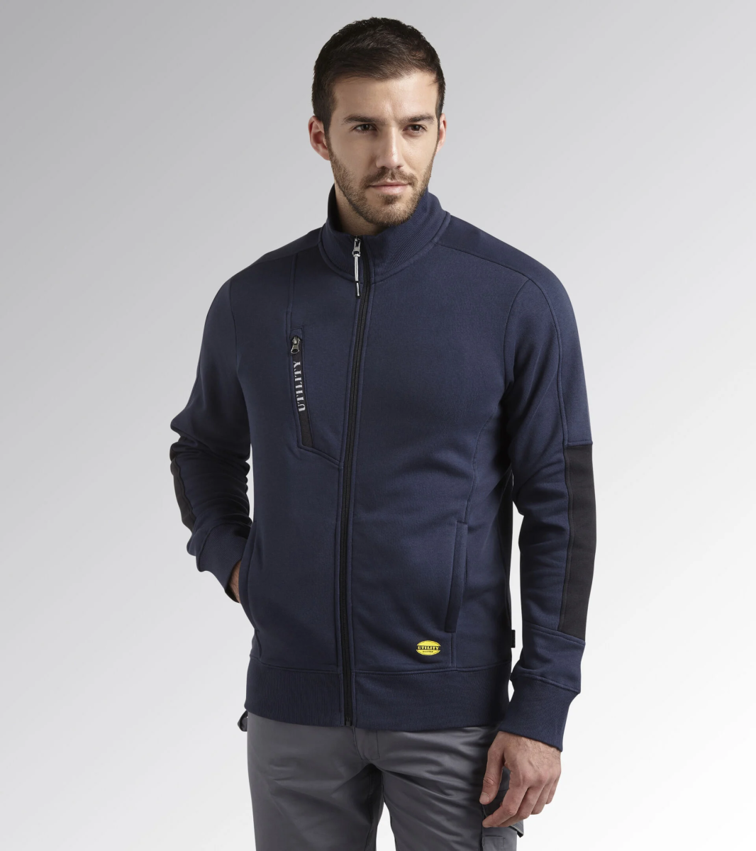 FELPA DIADORA SWEATSHIRT FZ LITEWORK - immagine 3