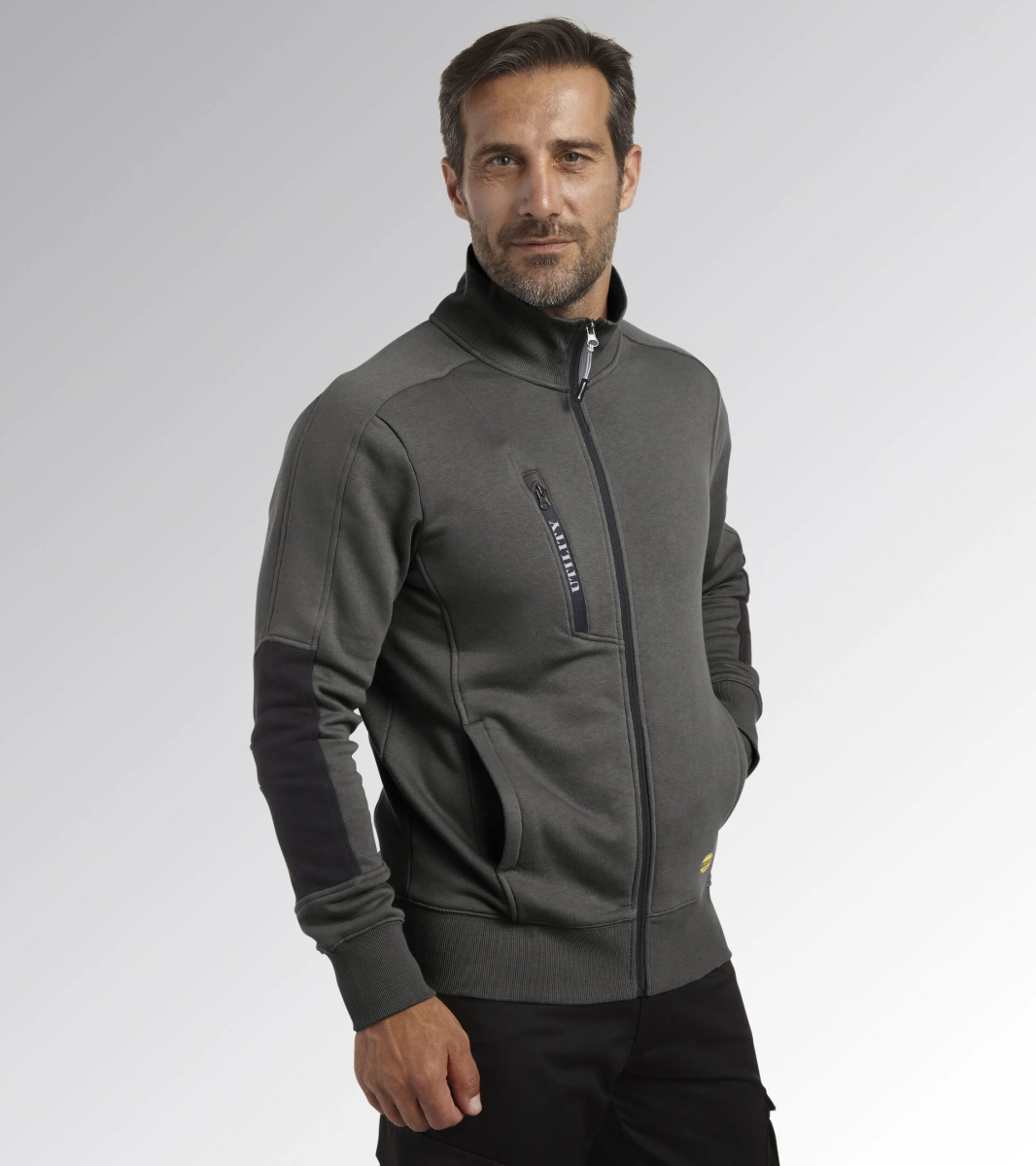 FELPA DIADORA SWEATSHIRT FZ LITEWORK - immagine 8