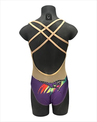 Costume esplosione di colori tg XXS - immagine 3