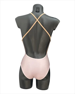 Costume petali rosa tg XS - immagine 3