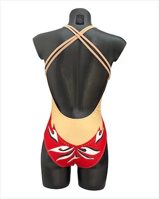 Costume fiamma reale bianco tg M - immagine 3