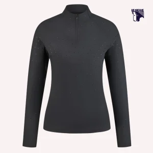 MAGLIA PIKEUR FUNCTION ZIP - NERO