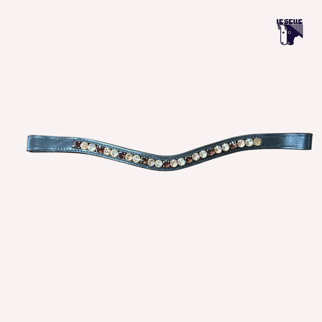 FRONTALINO SILVERLINE TACK - BRONZO/ROSA