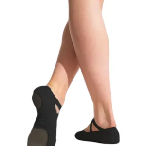 Mezza punta elasticizzata   colore bianco e nero