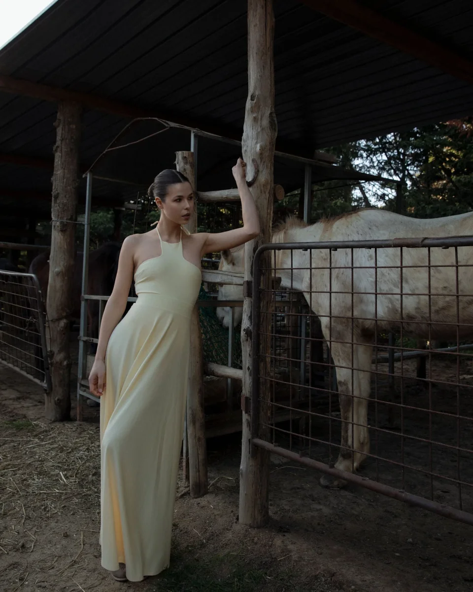 Costume Intero sartoriale Claudia col. Burro Matt - immagine 4