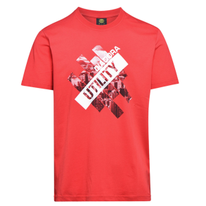 T-SHIRT DIADORA GRAPHIC ORGANIC ROSSO CILIEGIA