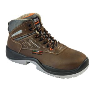 Calzatura alta marrone ingrassata S3 SRC
