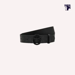 CINTURA CAVALLERIA TOSCANA ALL OVER - NERA