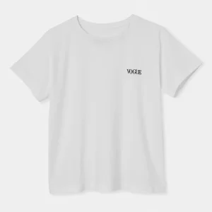 『VOGUE』ロゴ トゥルーコットン Tシャツ ホワイト