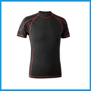 T-shirt maglia intima elasticizzata termica a maniche corte