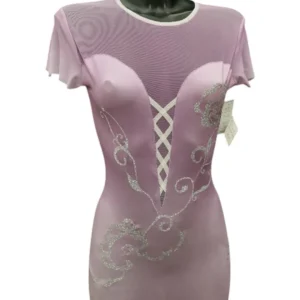 Tuta rosa glitter TG S