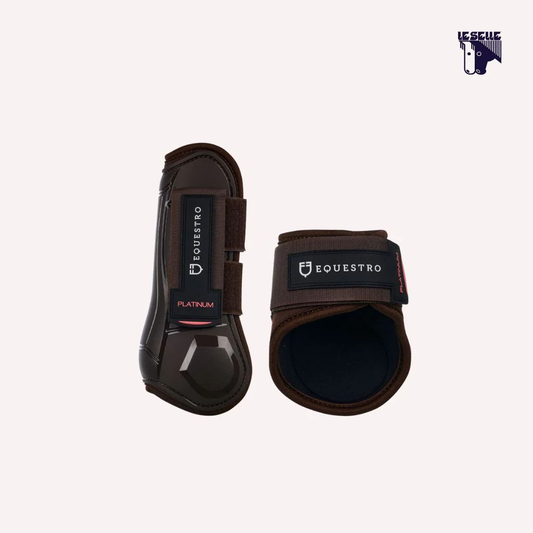 SET PARATENDINI E PARANOCCHE EQUESTRO PLATINUM - NERO - immagine 2