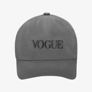VOGUE Cap Washed Gray Embroidered Logo