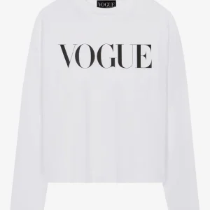VOGUE Longsleeve White Logo