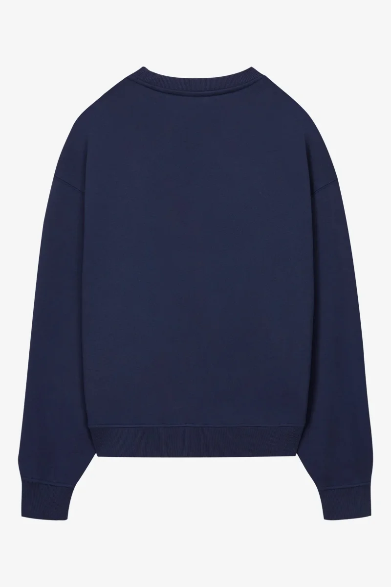 VOGUE Sweatshirt Navy Embroidered Colorful Logo - immagine 7