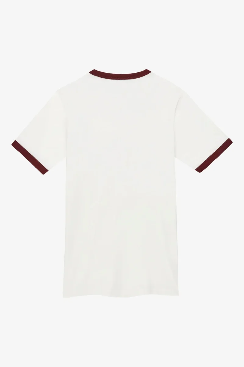 VOGUE T-Shirt White College Bordeaux Logo - immagine 7