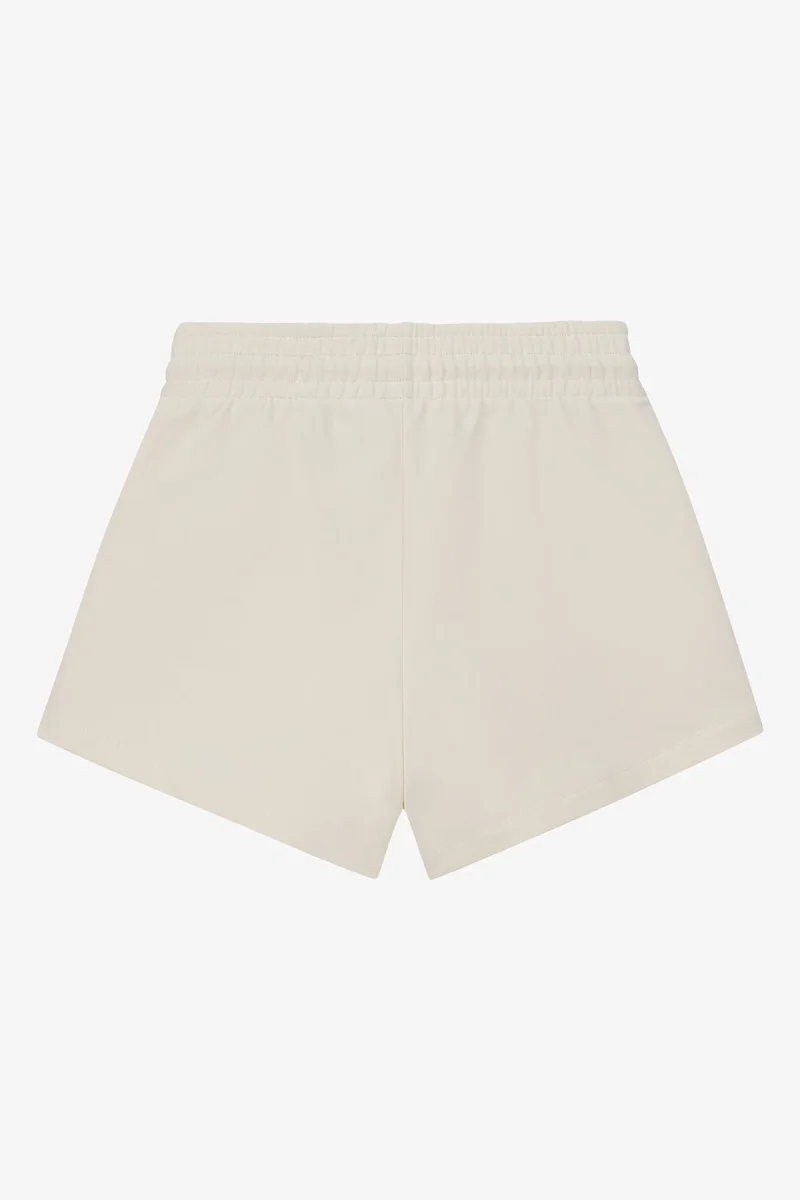 VOGUE Shorts Cream Embroidered Tonal Logo - immagine 7