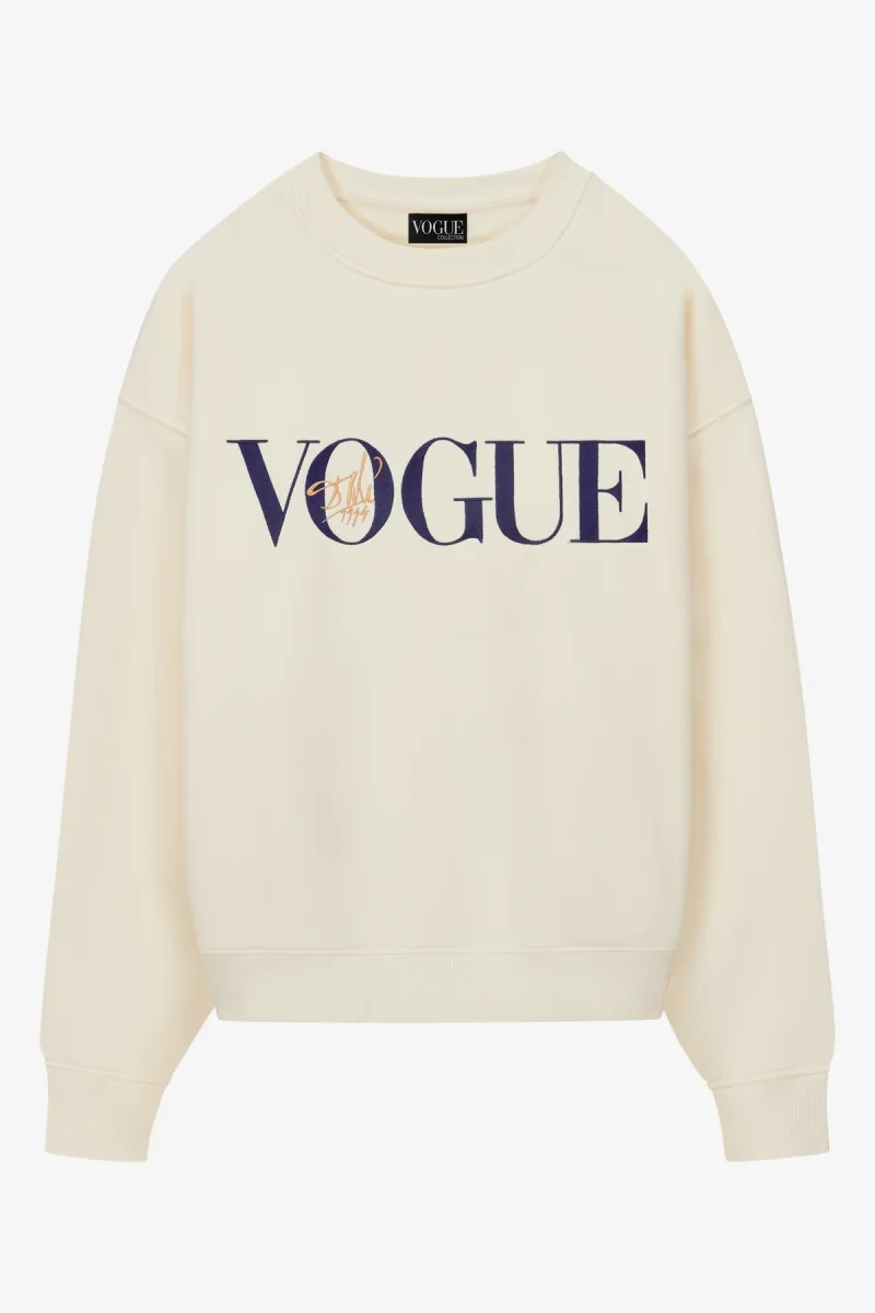 VOGUE Sweatshirt Cream Dalí Cover Print - immagine 7