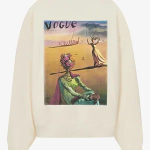 VOGUE Sweatshirt Cream Dalí Cover Print