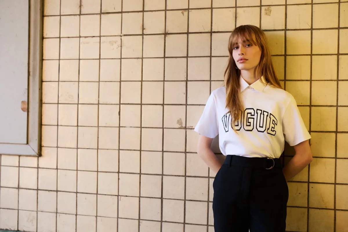 VOGUE Varsity T-Shirt White - immagine 4