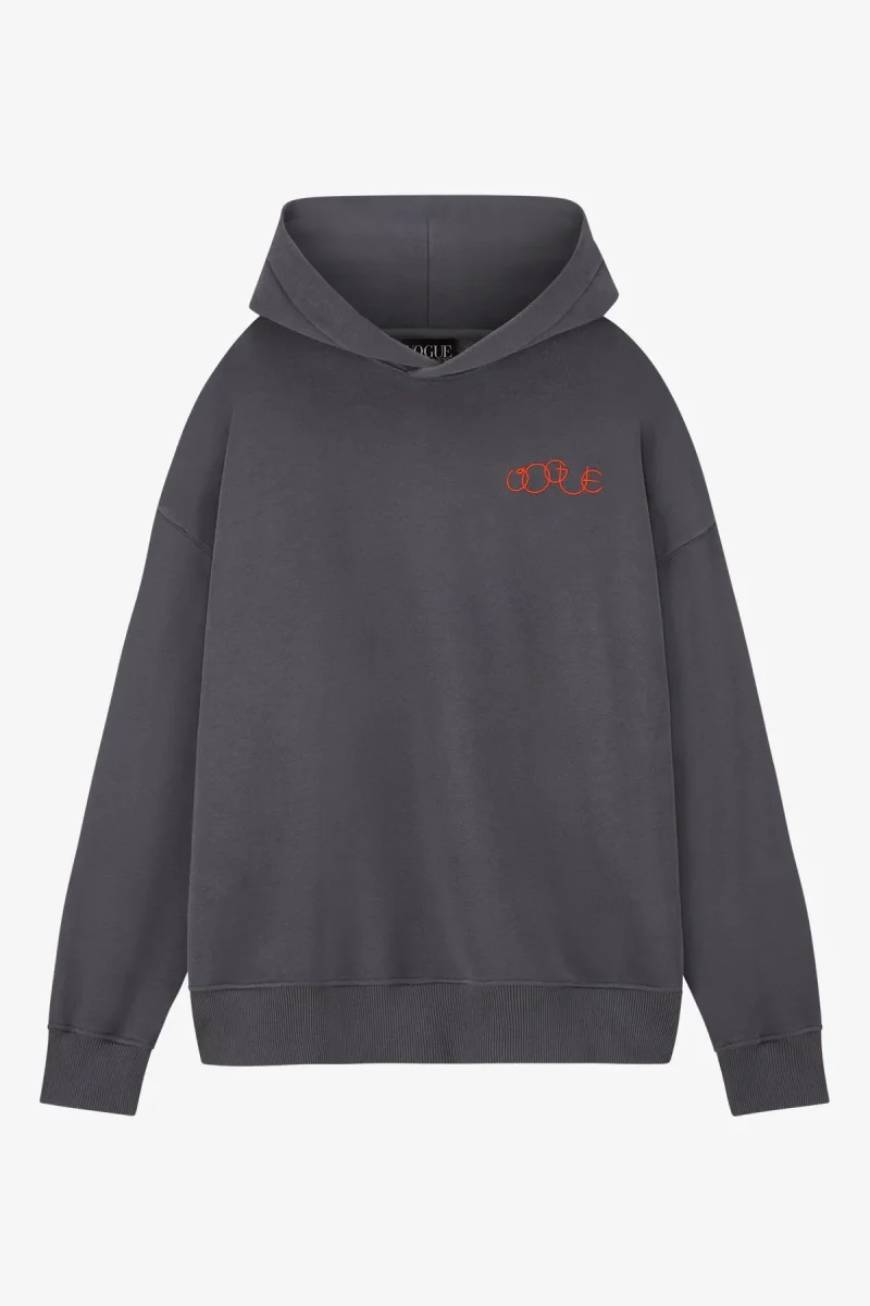 VOGUE Oversized Hoodie Tornado Gray Cover Print - immagine 9