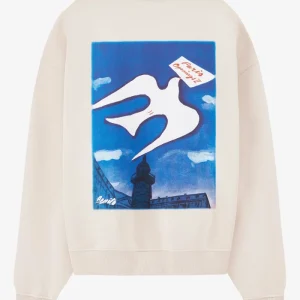 VOGUE Sweatshirt Ecru Cover Print