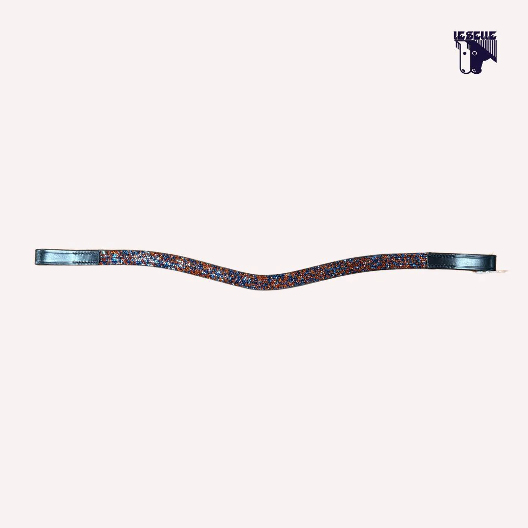 FRONTALINO SILVERLINE TACK - ROSSO/BLU